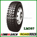 Pneu Longmarch Doubleroad Dot Truck 9.00R20 10.00R20 11.00R20 Pneu Chinês de Borracha Radial Pesada para Caminhão